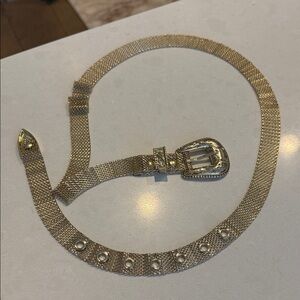 Free People Gold Mesh Belt